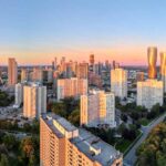 Apartment buildings in the Greater Toronto Area